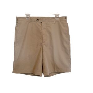 Donald Ross Solid Light Tan Golf Shorts 35